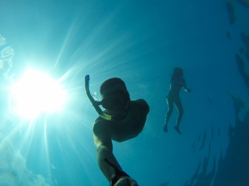 Free diving or apnea